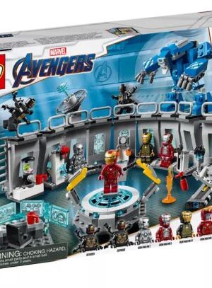Lego Marvel Avegers 76125: La sala delle armature di Iron Man