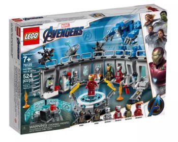 marvel lego iron man la sala delle armature
