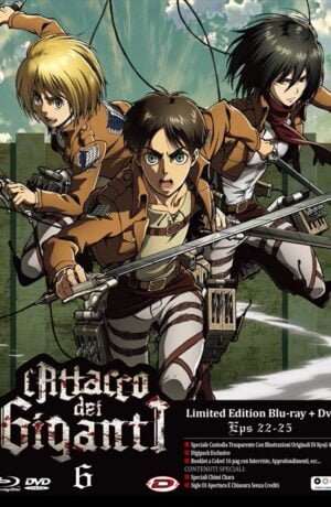 L'Attacco Dei Giganti  #06 (Eps 22-25) (Limited Edition) (Blu-Ray+Dvd)