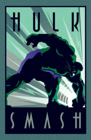 Marvel: Deco - Hulk (Poster 61 X 91,5 Cm)