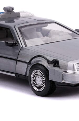 Back To The Future 2: Delorean Time Machine In Scala 1:24 Con Luci – Ritorno al futuro - immagine 3