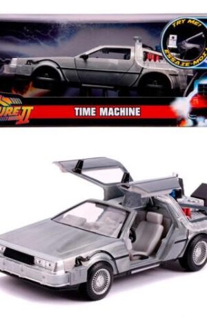 Back To The Future 2: Delorean Time Machine In Scala 1:24 Con Luci – Ritorno al futuro