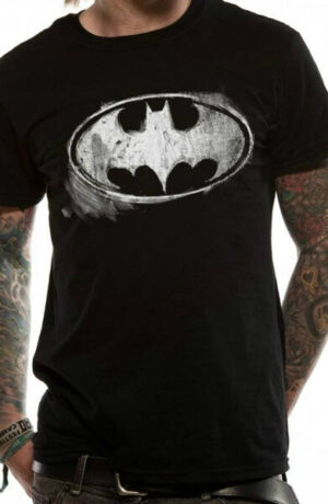 DC Comics: Batman - Logo Mono Distressed (T-Shirt
Unisex Tg. M)