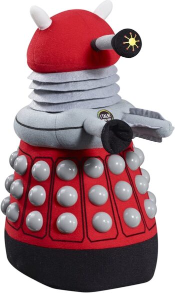 DOCTOR WHO DELUXE TALKING 37 CM PLUSH RED DALEK