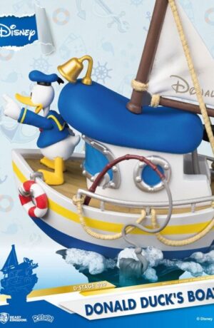 Disney D-Stage PVC Diorama Donald Duck's Boat - La barca di Paperino - immagine 5