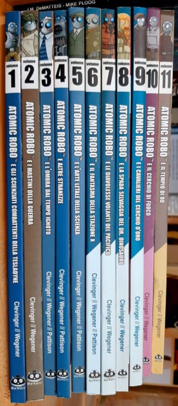 atomic robo 1-11 serie completa renoir