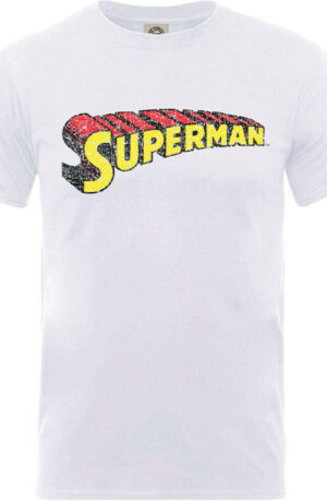 DC Comics: Originals Superman Telescopic CrackleLogo (T-Shirt Unisex Tg. 2XL)