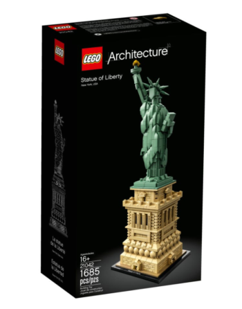 lego architecture statua della liberta 0