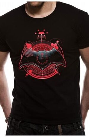 T-Shirt DC Comics: Justice League Movie: Batman Symbol (T-Shirt Unisex Tg. XL)