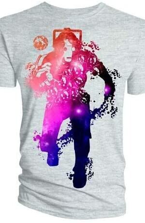 T-Shirt Doctor Who: Cyberman Faces Full (T-Shirt Uomo Tg. 2XL)
