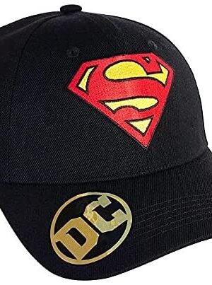 Superman (logo): Cappellino Taglia Unica Regolabile Black
