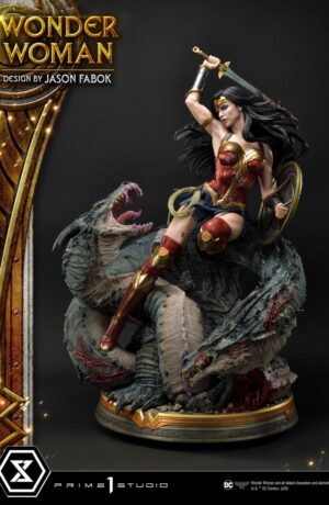 Wonder Woman Statue 1/3 Wonder Woman vs. Hydra by Jason Fabok - immagine 16