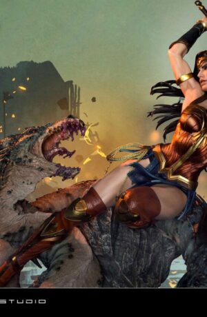 Wonder Woman Statue 1/3 Wonder Woman vs. Hydra by Jason Fabok - immagine 26