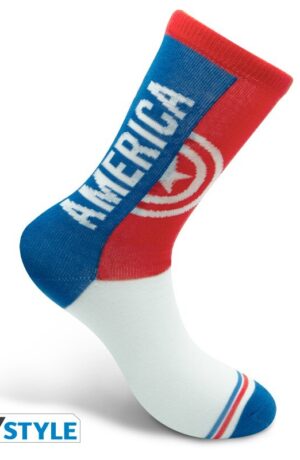 Capitan America: Calze logo taglia unica (38-43) - immagine 3