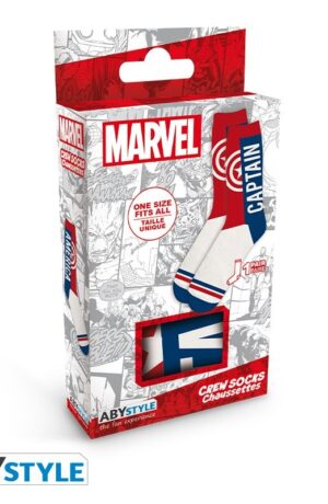 Capitan America: Calze logo taglia unica (38-43)