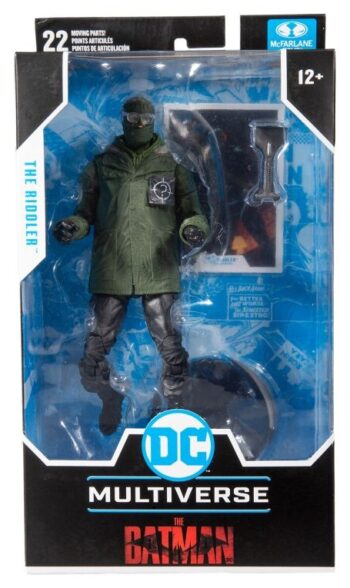 the batman action figure riddler box