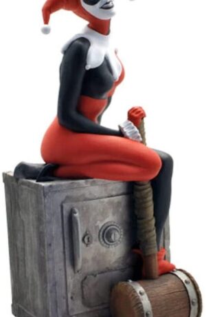 Salvadanaio Harley Quinn sulla cassaforte