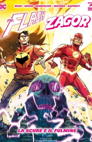 Zagor Flash. La scure ed il fulmine - con disegno originale