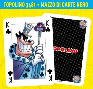 topolino 3481 mazzo di carte rosso