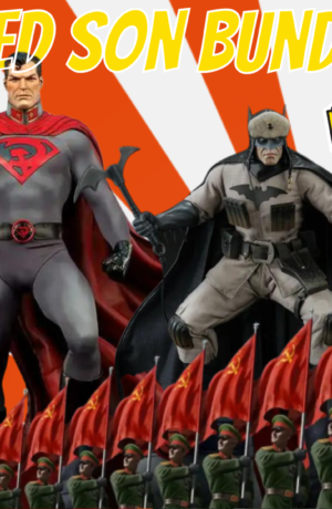 BUNDLE Superman Red Son Premium Format™ Batman & Superman Figure - Sideshow - immagine 1