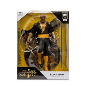DC MOVIE BLACK ADAM JIM LEE PVC STATUE box 1