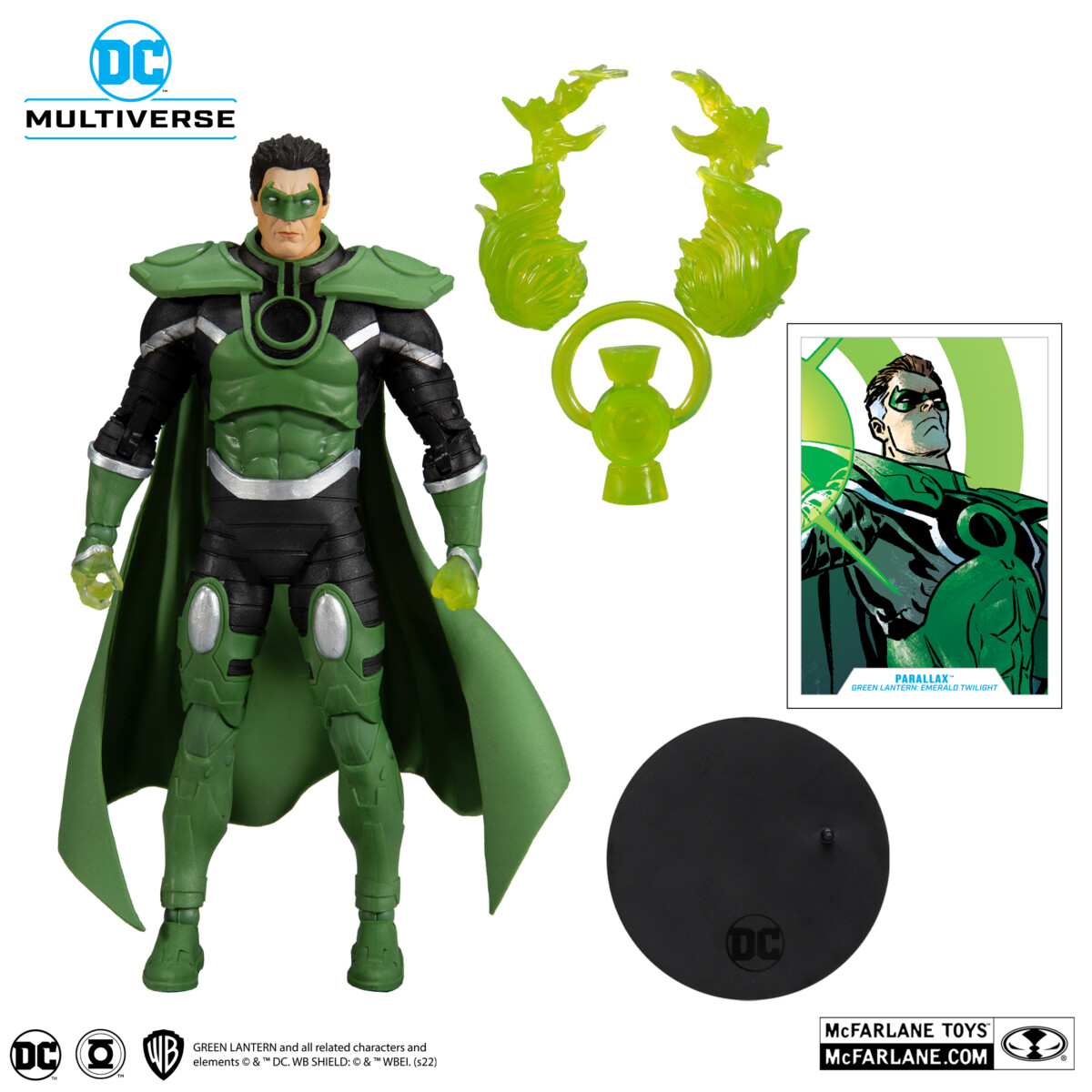 DC Multiverse Green Lantern Hal Jordan Parallax Gold Label Lanterna Verde 5