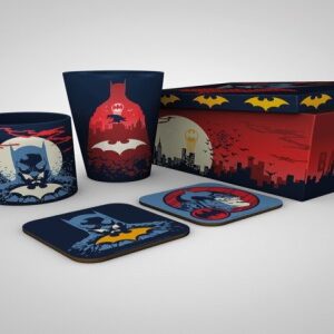 DC COMICS - Confezione regalo Bicchiere Vetro XXL + Tazza + 2 Sottobicchieri "Glow in the dark" - immagine 2