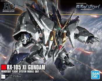 Bandai High Grade Universal Century RX 105 XI Gundam Minovsky Flight System Mobile Suit 1-144 1