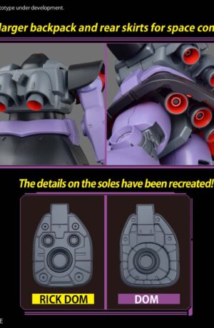 Bandai Master Grade Mobile Suit Gundam MS-09R Rick Dom 1/100 - immagine 5