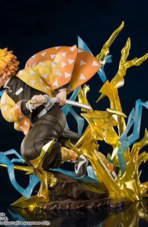Demon Slayer Bandai Figuarts Zero Figure Zenitsu Agatsuma Thunderclap and Flash - immagine 5