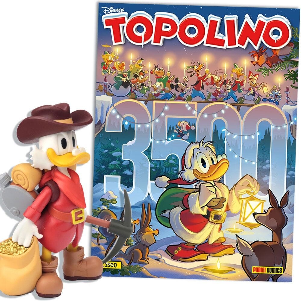 Negozio » Topolino 3500 con statua di Zio Paperone cercatore