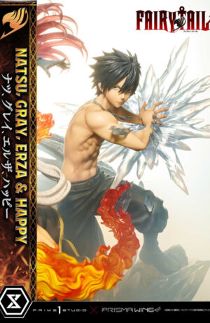 Fairy Tail PVC Statue 1:7 Natsu, Gray, Erza, Happy - immagine 5