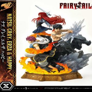 Fairy Tail PVC Statue 1:7 Natsu, Gray, Erza, Happy - immagine 7