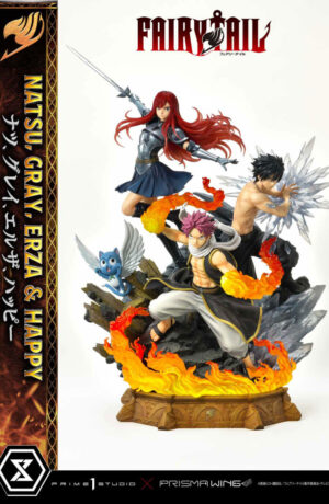 Fairy Tail PVC Statue 1:7 Natsu, Gray, Erza, Happy - immagine 1