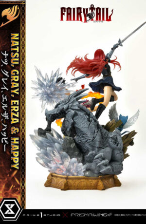 Fairy Tail PVC Statue 1:7 Natsu, Gray, Erza, Happy - immagine 9