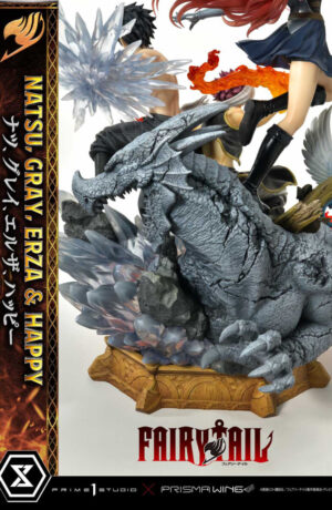 Fairy Tail PVC Statue 1:7 Natsu, Gray, Erza, Happy - immagine 16