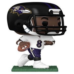 NFL POP! Sports Vinyl Figure Baltimore Ravens - Lamar Jackson (Away) - immagine 2