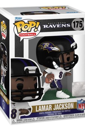 NFL POP! Sports Vinyl Figure Baltimore Ravens - Lamar Jackson (Away)