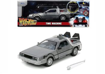 Back To The Future Delorean Time Machine In Scala 1-24 Con Luci – Ritorno al futuro box