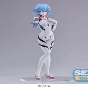 Evangelion: 3.0 + 1.0 Thrice Upon a Time SPM Vignetteum PVC Statue Rei Hand Over White - immagine 2