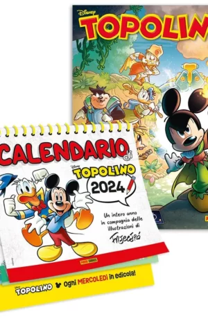 Topolino 3549 Promo Gadget – Calendario 2024 di Andrea Freccero