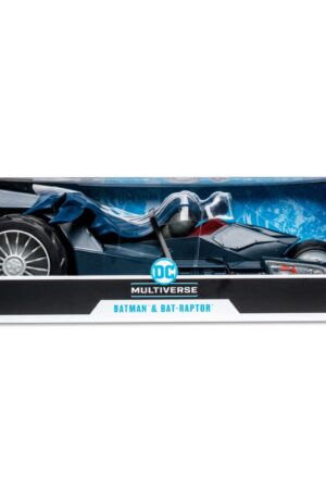 DC Multiverse: Vehicle Bat-Raptor with Batman (The Batman Who Laughs) - Gold Label