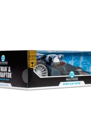 DC Multiverse: Vehicle Bat-Raptor with Batman (The Batman Who Laughs) - Gold Label - immagine 14