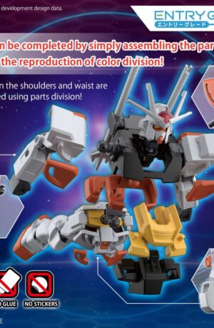 Bandai Gundam Entry Grade Gundam Lah 1/144 - immagine 6