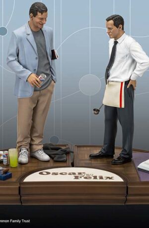 Walter Matthau & Jack Lemmon "La strana coppia" (Oscar & Felix) Old&Rare 1/6 Resin Statue