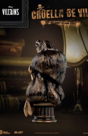 Disney Villains Cruella De Vil Bust - Crudelia De Mon - immagine 3