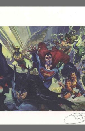 Simone Bianchi - Justice League Of America - Limited Edition Lytho