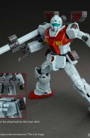 High Grade Mobile Suit Gundam RGM-79 GM Shoulder Cannon / Missile Pod - immagine 3