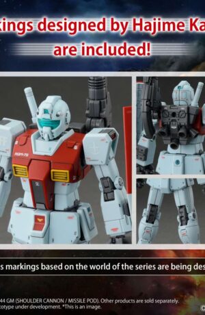 High Grade Mobile Suit Gundam RGM-79 GM Shoulder Cannon / Missile Pod - immagine 4