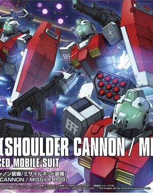 High Grade Mobile Suit Gundam RGM-79 GM Shoulder Cannon / Missile Pod - immagine 1